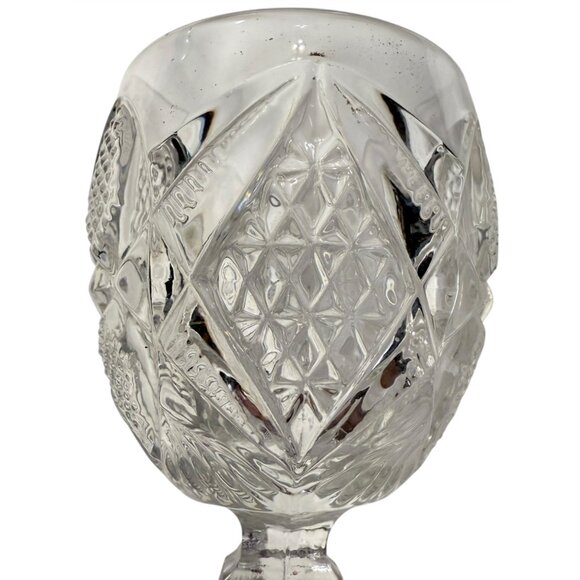 Atq EAPG Cordial 1897 Pennsylvania Balder Kamoni State Series US Glass - Picture 8 of 10